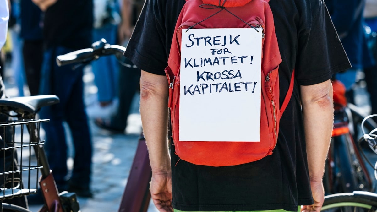 STREJK FÖR KLIMATET! KROSSA KAPITALET! – Protest Demonstration – End Fossil Fuels // Global Climate Strike 09-15-2023 – FFF Fridays for Future
